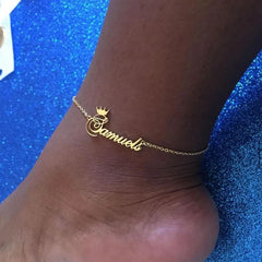 Personalized Name Anklet