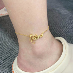 Personalized Name Anklet